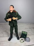 Vintage GI Joe WWII German Radioman Action Figure With Accessories
