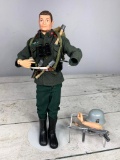 Vintage GI Joe German Soldier Action Figure With Accessories