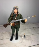 Vintage GI Joe Russian Soldier Action Figure With Accessories