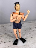Vintage GI Joe Action Sailor Diver Action Figure