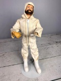 Vintage GI Joe Action Figure White Jumpsuit and Boots