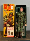 Vintage 1964 GI Joe Action Marine With Original Box