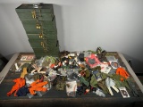 A Very Large Collection of Vintage GI Joe Uniforms, Accessories, Parts, Foot Lockers and More
