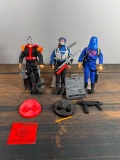 Group of Three Vintage 1990s GI Joe Action Figures