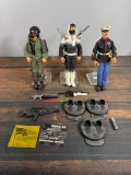 Group of Three 1990s GI Joe Action Figures