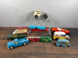 Group of Vintage Toy Trucks