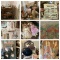 Group of Household Items - Vintage Sewing Patterns, Porcelain dolls,