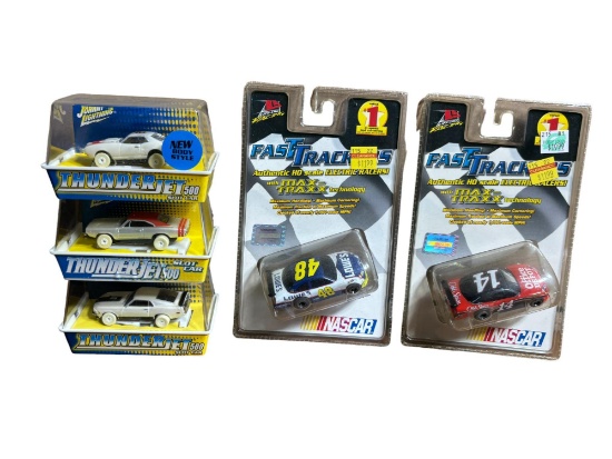 Lot of Thunderjet 500 and Fast Tracks Slot Cars