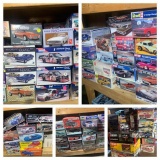 Huge Group of Plastic Model Kits Various Brands
