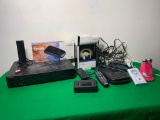 Group Lot of Electronics, DVD/VCR Player, Cassette Player and More.