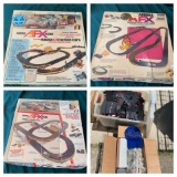 Group of Slot Car Racing Kits and Track