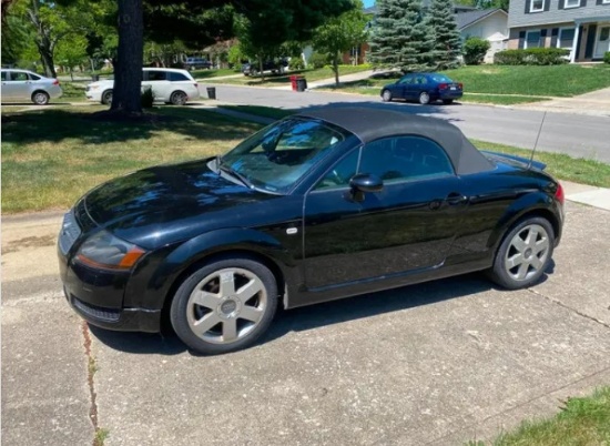 2001 Audi TT Convertible Car 1.8L manual shift