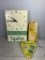 A Pair of Vintage Cigarette Signs and a Sprite Clock