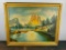 Antique Dated 1927 Signed D. Moorehead Oil on Canvas Painting Framed
