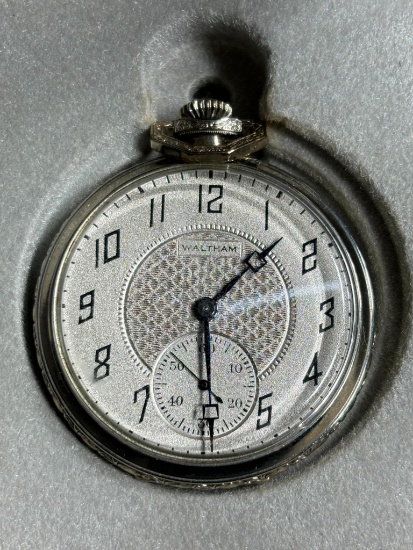 Waltham 14k gold Filled Pocket Watch 7 Jewel