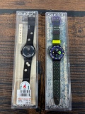 Pair of Vintage Swatch Watches; Automatik Spezial and Captain Nemo