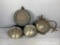 Four Antique Automobile Headlamps