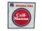 Vintage Manna Pro Calf-Manna Steel Embossed Sign