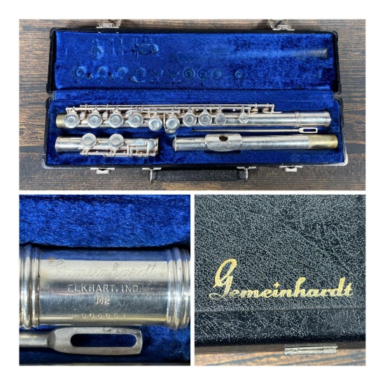 Vintage 1976-77 Gemeinhardt Flute With Case
