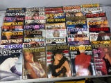 Forty-five Vintage Penthouse Men's Magazines