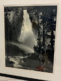 Vintage Ansel Adams Waterfall Print