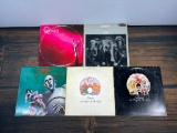 Five Vintage Queen record albums