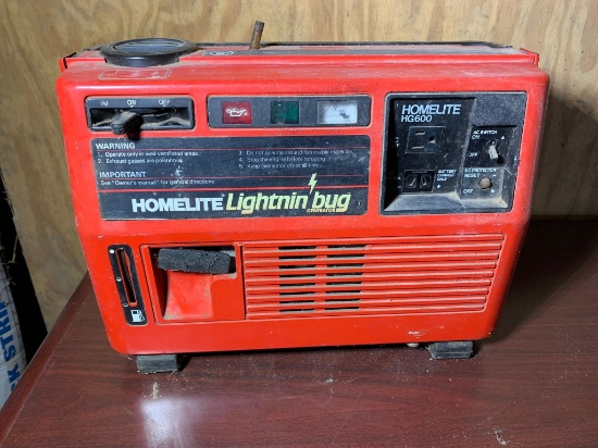Homelite HG600 Lightnin' Bug Portable Generator