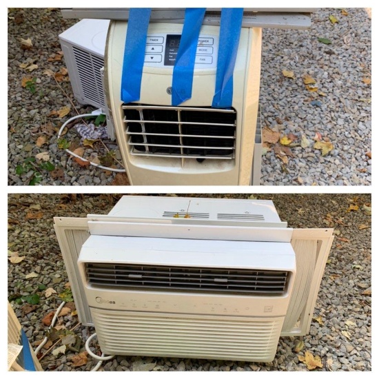 Midea Window Type Air Conditioner and LG Room Vented Air Conditioner