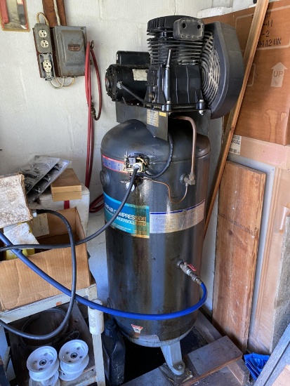 Large Size upright 80 Gal Air Compressor with Air Hose Ingersoll-Rand