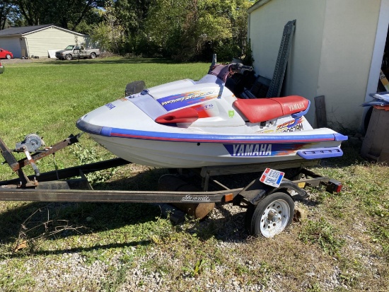 Vintage 1995 Yamaha Waveraider 1100 Triple on Trailer w/title