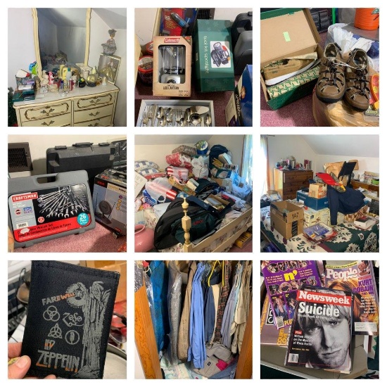 Two Upstairs Bedroom Contents Lots