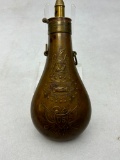 Mexican War Era 1848 Dated Batty Peace Flask