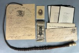Civil War Ided Union 102nd Ohio Volunteer Infantry Grouping.