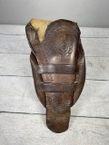 19th Century Tooled Leather Cowboy Pistol Holster
