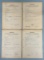 WWII Nazi German Document Lot - Proof of Prisoner of War Deaths of Russian POWs
