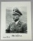 WWII Nazi German General Otto Kumm Post War Autograph & Photograph - Knight's Cross Recipient