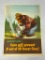 Early WWII Era Smokey the Bear Forest Fire Poster