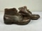 WWII U.S. Early War Identified Cap-Toed Service Shoes