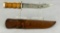 WWII U.S. Theater Made Fighting Knife with a Bowie Knife Style Blade