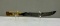 WWII U.S. Theater Made Fighting Knife With Wife's photo - Northampton Cutlery Co. Blade