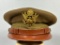 WWII U.S. Army Officer's Visor Hat - Cap Crusher Style