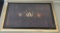 WWII U.S. CBI Theater Made Tapestry with Bullion CBI & AAF patches - Taj Mahal India &