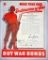 WWII 1942 War Bonds Poster 