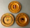 WWII U.S. Salzburg Austria Occupation G.I. Souvenir Wooden Military Plates 66th Div 42nd Div & USFA