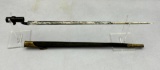 British Pattern 1876 Martini Henry Bayonet and Scabbard