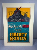 Rare Beat Back the Hun With Liberty Bonds WWI Patriotic Propaganda