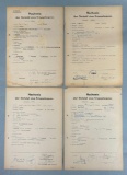 WWII Nazi German Document Lot - Proof of Prisoner of War Deaths of Russian POWs