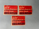 WWII German Adhesive Cards Used in Alsace - Lorraine