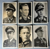 WWII Nazi German Hoffmann Real Photo Postcards RPPC of Knight's Cross Recipients