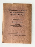 WWII Nazi German 1943 Soldier Guide Book With Compartments for Soldbuch & Documents
